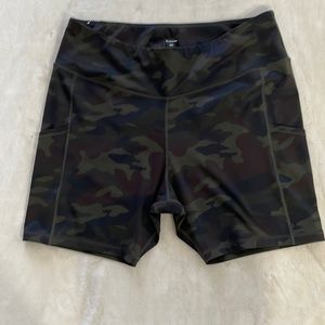 Banana Republic Standard Camo Bike Shorts